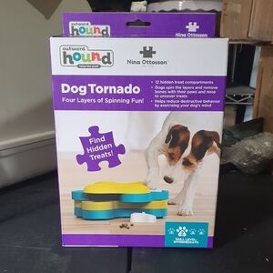 Outward Hound Dog Tornado Puzzle in Blue and Yellow